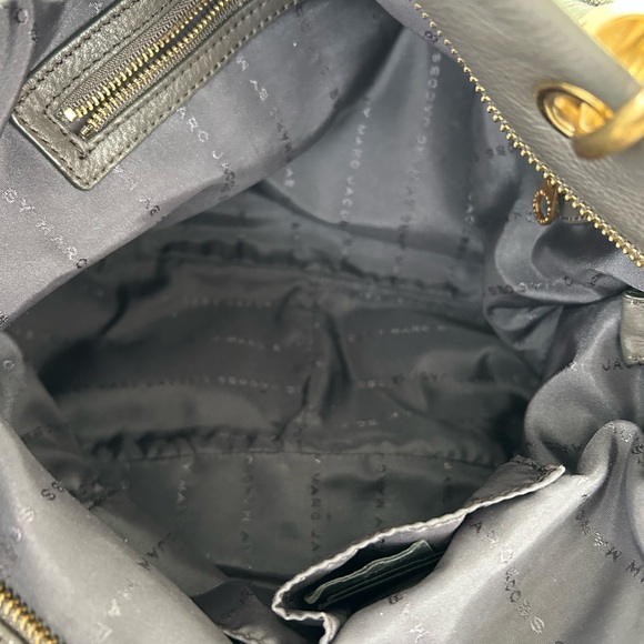 Marc by Marc Jacobs "Too Hot To Handle" Bentley satchel bag. Dark gray leather - Picture 7 of 7